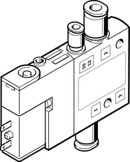 Festo 3/2 NC Monostable Vanne Électrovanne À Air QS-4 190L/Min - 196849