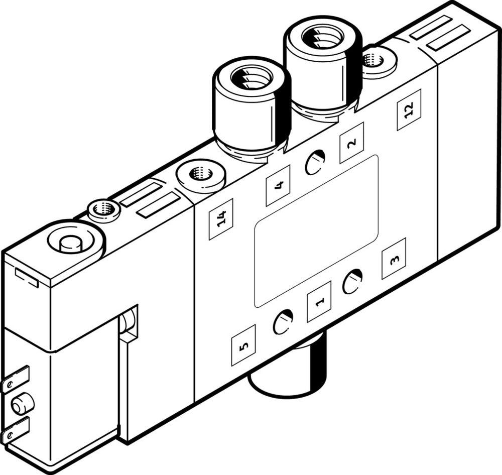 Festo 5/2 Monostable Air Électrovanne M5 180L/Min - 196884