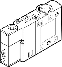 Festo 3/2 NC Monostable Air Électrovanne G1/8 900L/Min - 196929