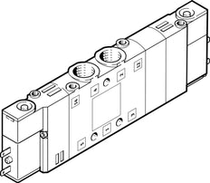 Festo 5/3 Exhausted Air Solenoid Valve G1/8 700l/min - 196936