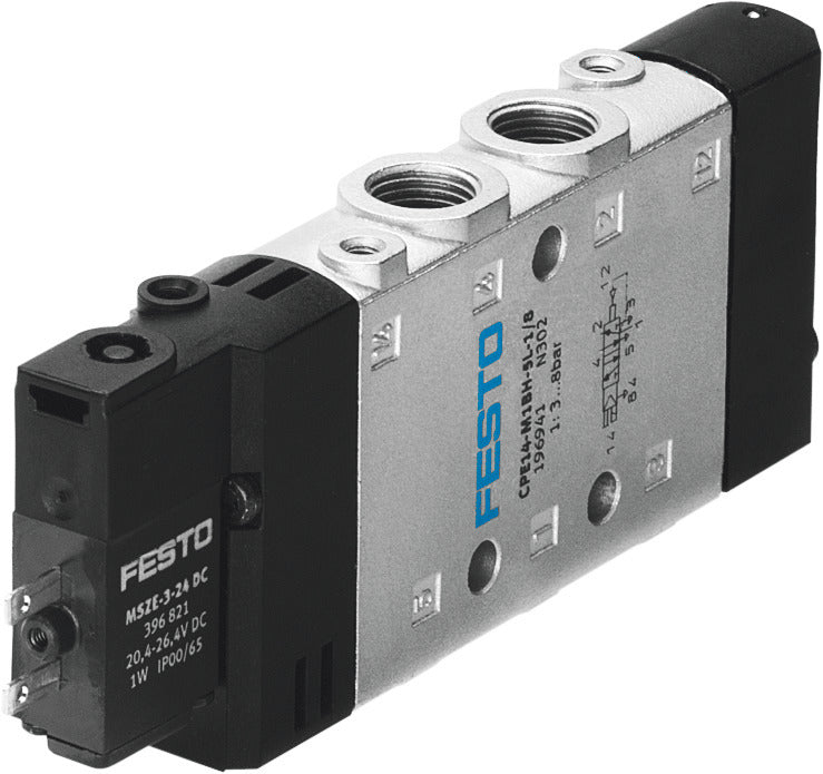 Festo 5/2 Monostable Air Électrovanne G1/8 800L/Min - 196942