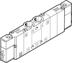 Festo 5/3 NC Air Solenoid Valve M7 350l/min - 533142