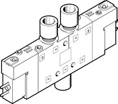 Festo 5/3 Pressurized Air Solenoid Valve M5 180l/min - 533164