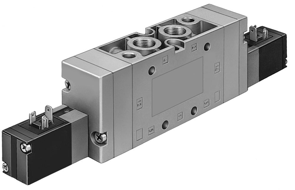 Festo 5/3 Pressurized Air Solenoid Valve G3/8 2600l/min - 19699