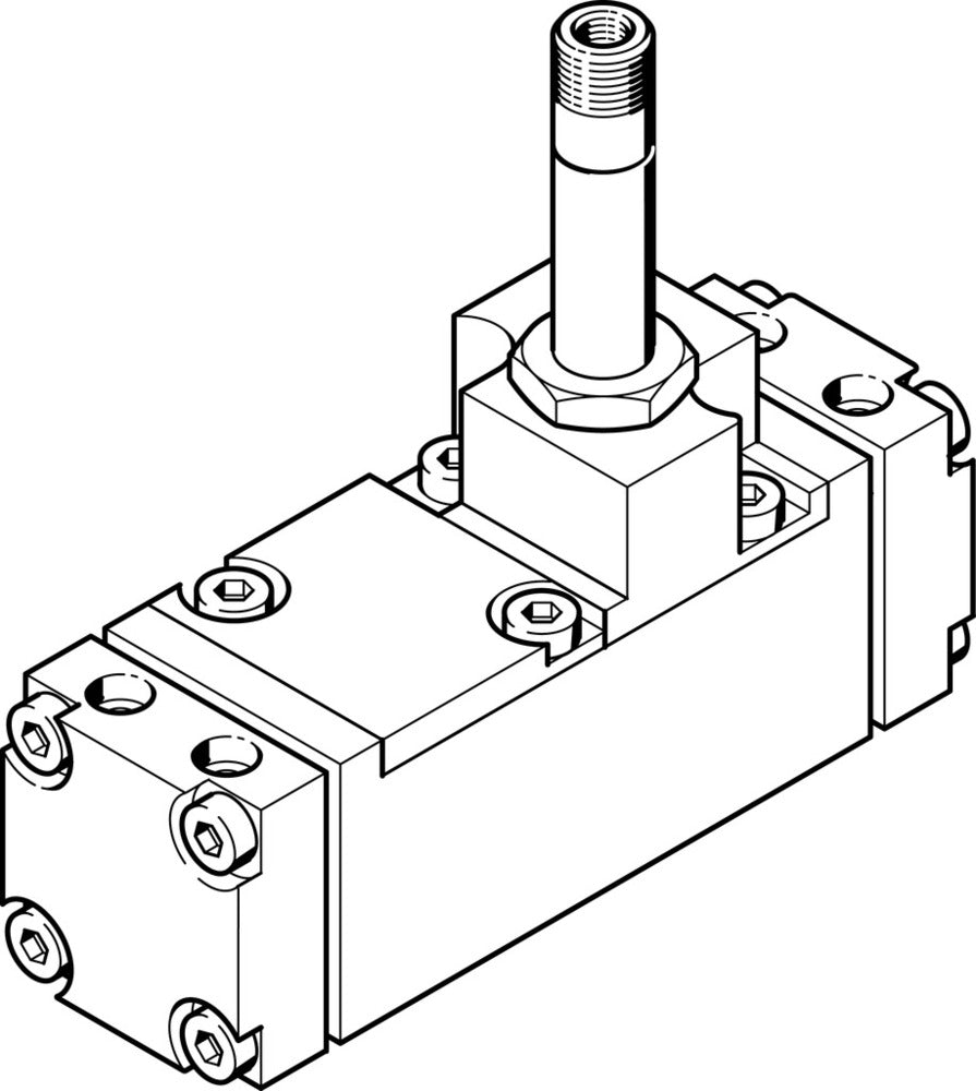 Festo 5/2 Monostable Air Électrovanne G1/2 1.5 - 8bar/22 - 116psi - 6223