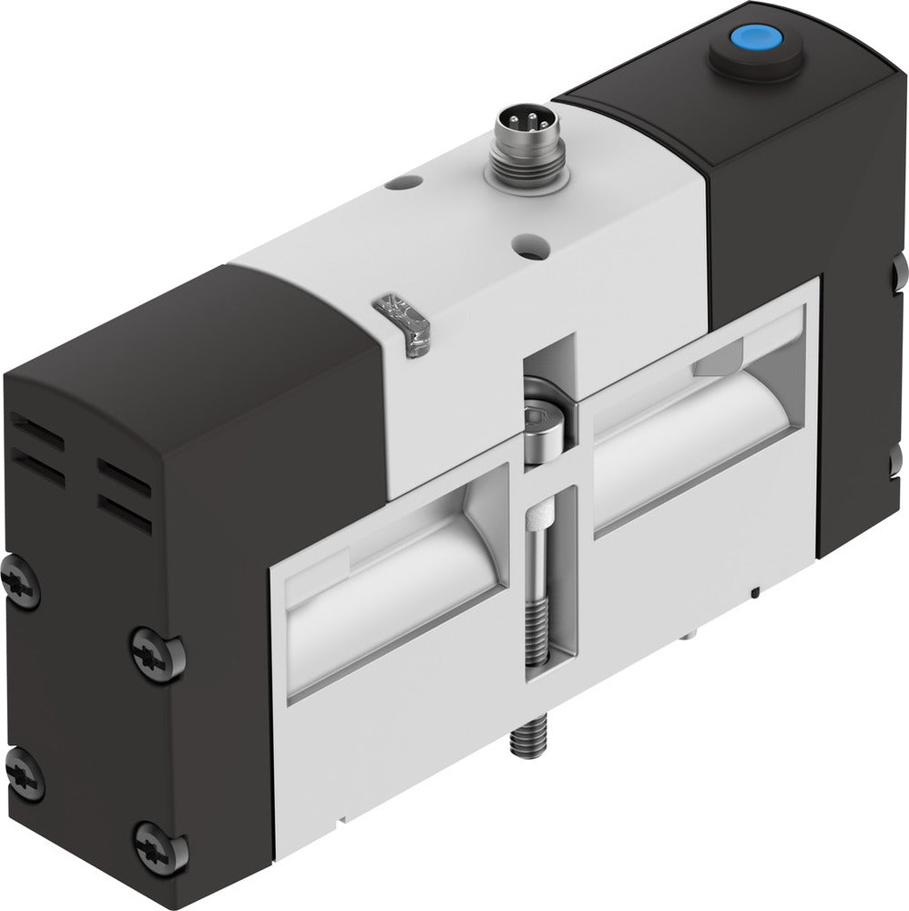 Festo 5/2 Monostable Air Solenoid Valve Size 26mm ISO 15407-1 1100l/min - 534526