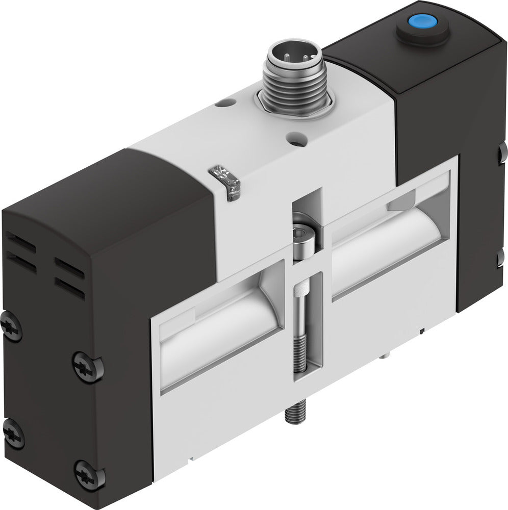 Festo 5/2 Monostable Air Solenoid Valve Size 26mm ISO 15407-1 1100l/min - 534545