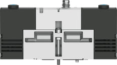 Festo 2x3/2 NO/NC Monostable Air Solenoid Valve Size 18mm ISO 15407-1 Size 02 VDMA 24563 400l/min - 534773