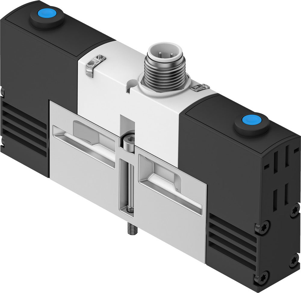 Festo 5/3 Pressurized Air Solenoid Valve Size 18mm ISO 15407-1 Size 02 VDMA 24563 450l/min - 546783