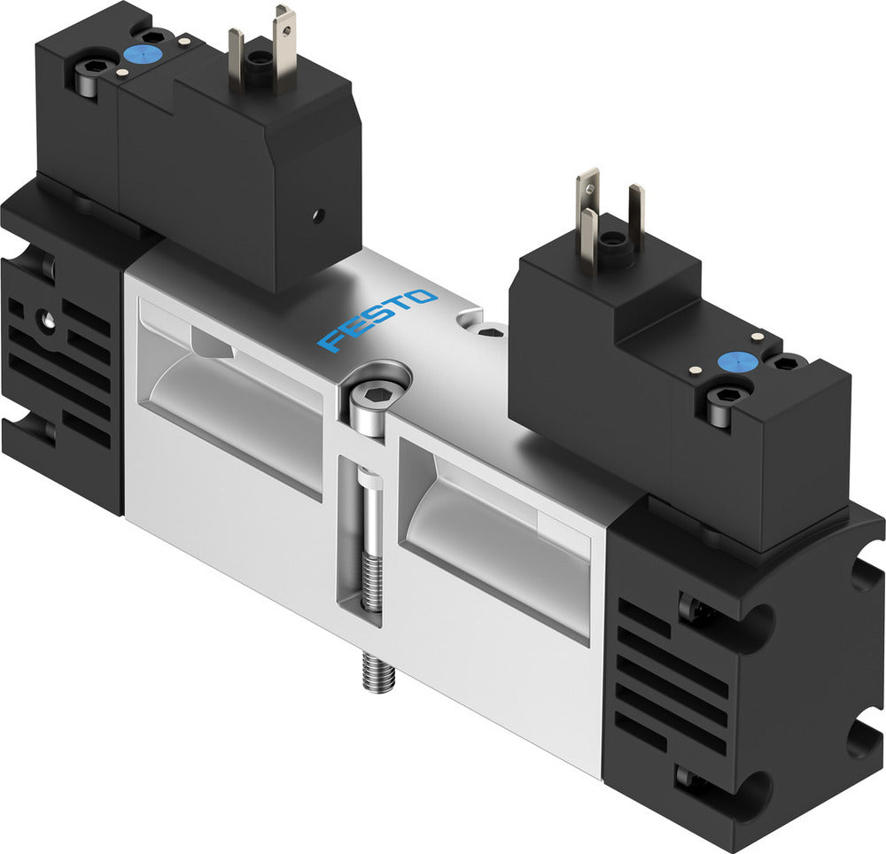 Festo 2x3/2 NO Monostable Air Solenoid Valve Size 18mm ISO 15407-1 400l/min - 547211