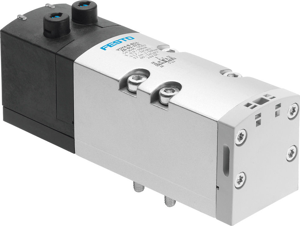 Festo 5/3 Exhausted Air Solenoid Valve Size 1 ISO 5599-2 1200l/min - 543701