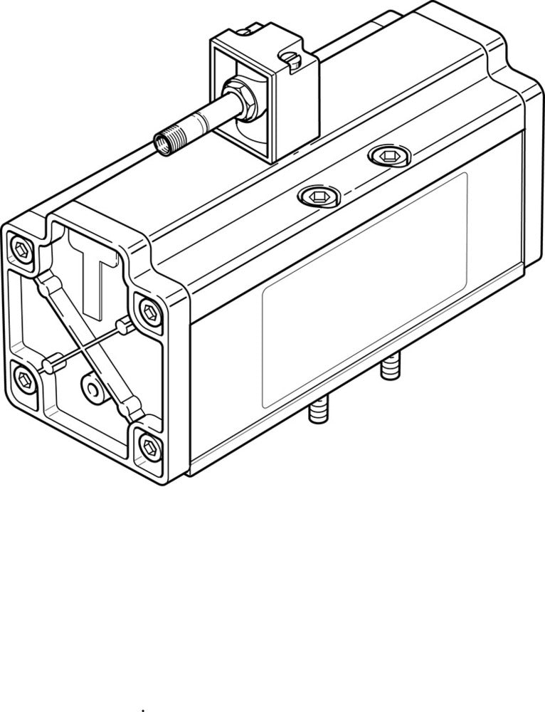 Festo 5/2 Monostable Vanne Électrovanne Air Taille 4 ISO 5599-1 6000l/min - 12457