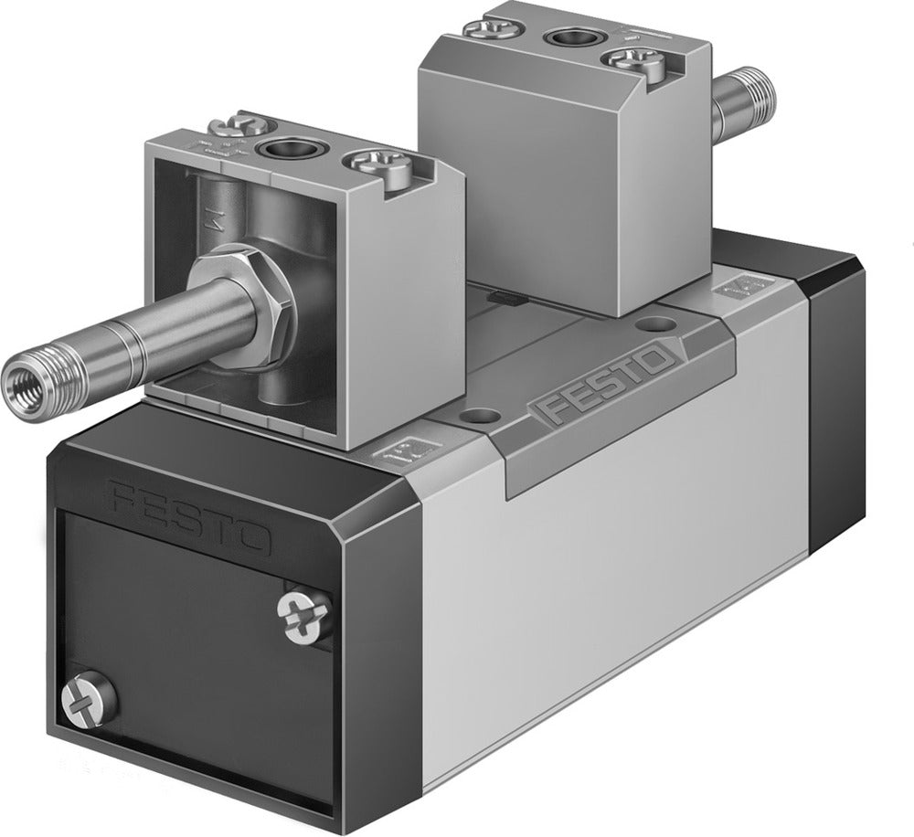 Festo 5/3 NC Air Solenoid Valve Size 1 ISO 5599-1 1200l/min - 535972