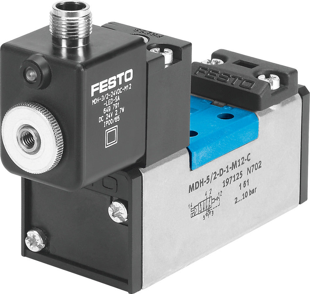 Festo 5/2 Monostable Air Solenoid Valve Size 2 ISO 5599-1 2300l/min - 540812