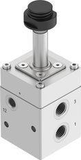 Festo 3/2 NC Monostable Pneumatic Valve 1/4 NPT 703l/min 1 - 8bar/1 - 116psi - 4514743
