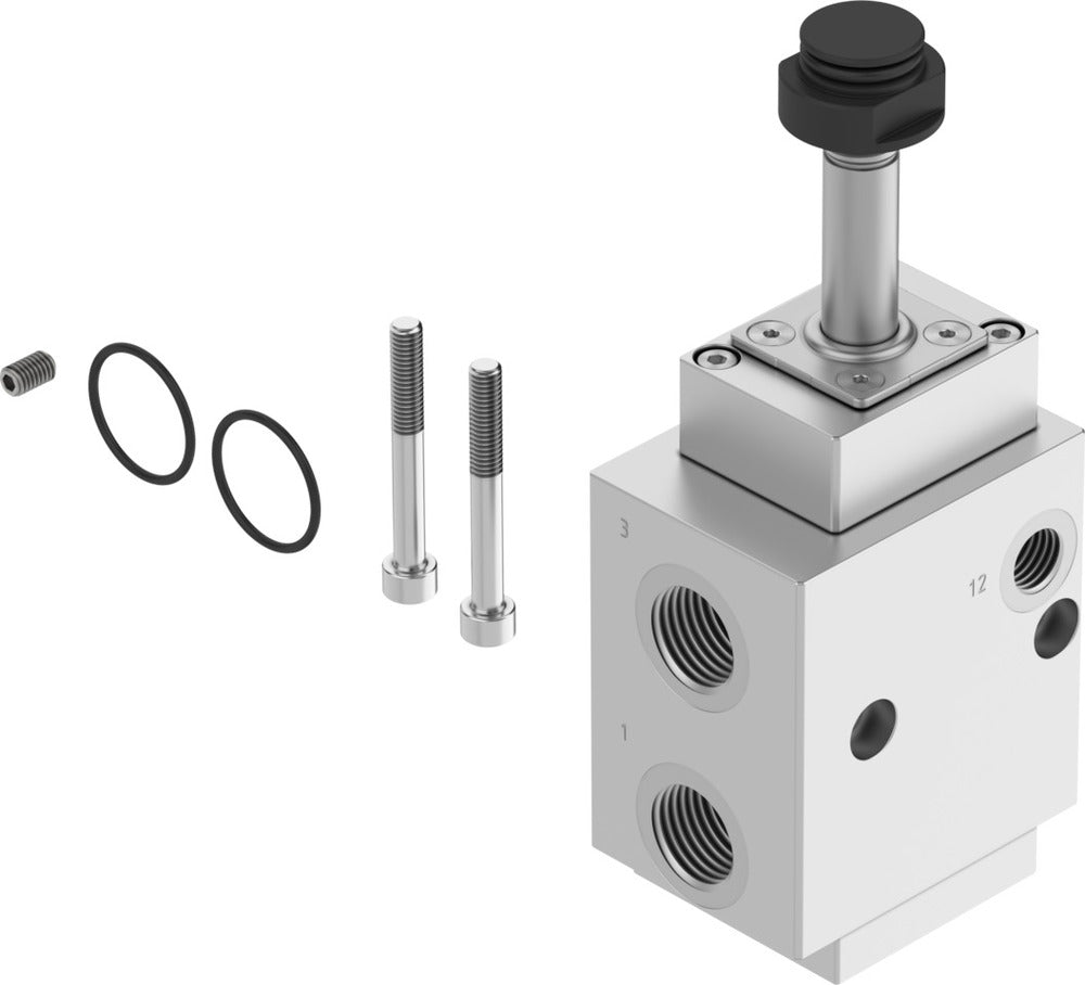 Festo 3/2 NC Vanne Pneumatique Monostable G1/2 2108l/min 2 - 8bar/2 - 116psi - 4527268