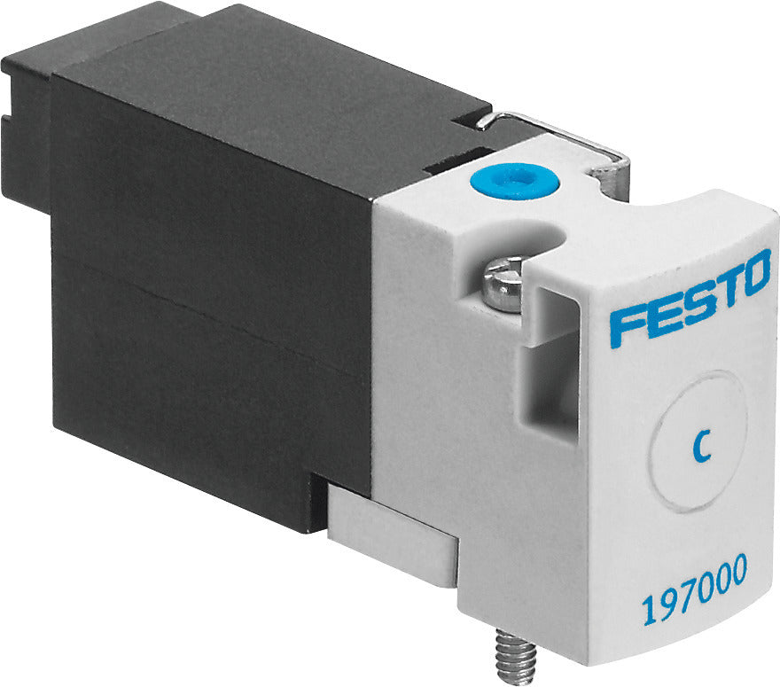 Festo 3/2 NO Monostable Air Solenoid Valve Sub-base 10l/min 0 - 6bar/0 - 87psi - 197018