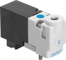 Festo 3/2 NO Monostable Air Solenoid Valve M3 10l/min 0 - 6bar/0 - 87psi - 197035