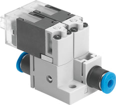 Festo 2x2/2 NC Monostable Vacuum Valve QS-4 30l/min 0 - 1.5bar/0 - 22psi - 566175