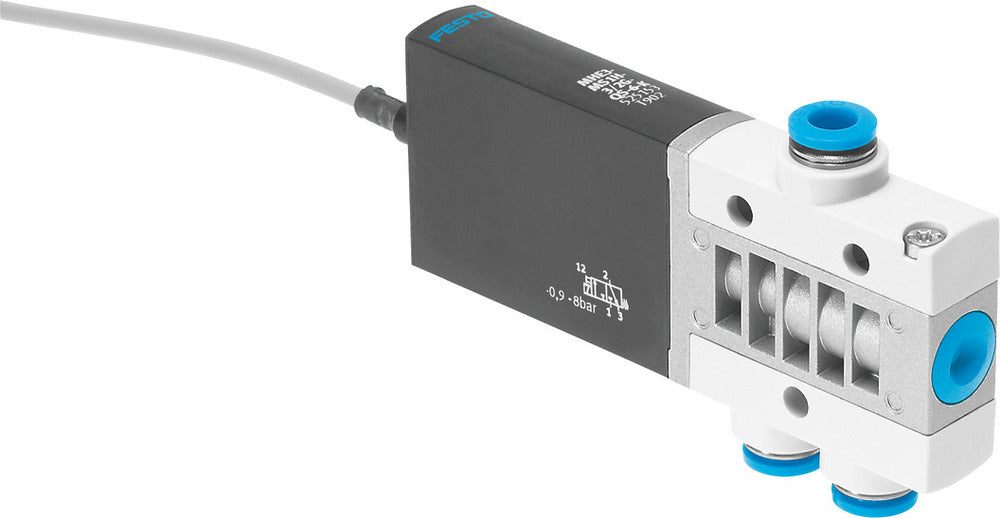 Festo 3/2 NC Monostable Électrovanne À Air QS-6 200l/min -0.9 - 8bar/-13 - 116psi - 525152