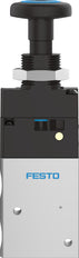 Festo 3/2 Vanne À Bouton Poussoir Bistable G1/8 750L/Min -0,95 - 10Bar/-14 - 145Psi - 5299708