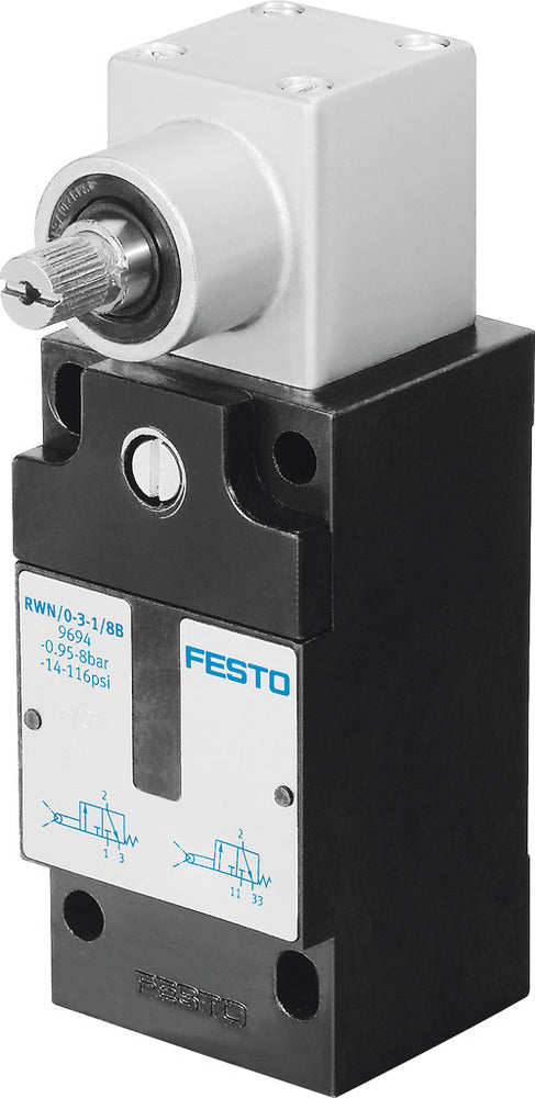 Festo 3/2 NO/NC Monostable Vanne Pneumatique De Limite G1/8 120L/Min - 9694