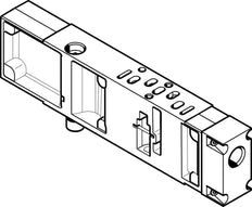 Festo Plaque D'Alimentation En Pression Verticale - 8000693
