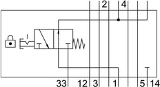 Festo Plaque De Fermeture De Pression Verticale - 8001178