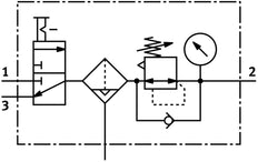 Festo Unité De Conditionnement G1/2'' 0.5-12bar 5100l/min 40µm - 542274