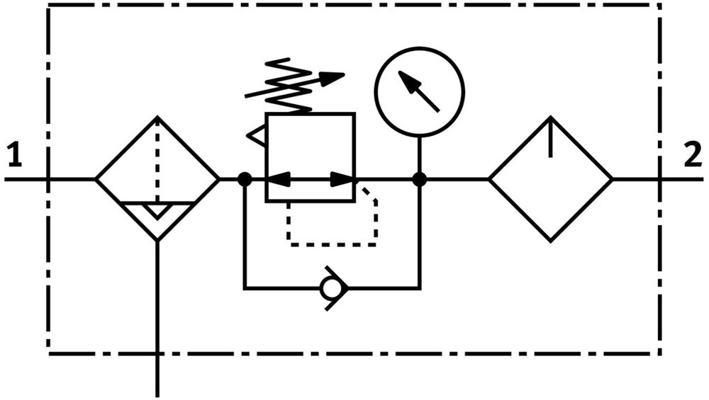 Festo Unité De Conditionnement G3/4'' 0.5-7bar 8500l/min 40µm Maxi - 162768