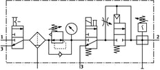 Festo Air Preparation Unit G1/2'' 2.5-12bar 40µm Maxi - 192446