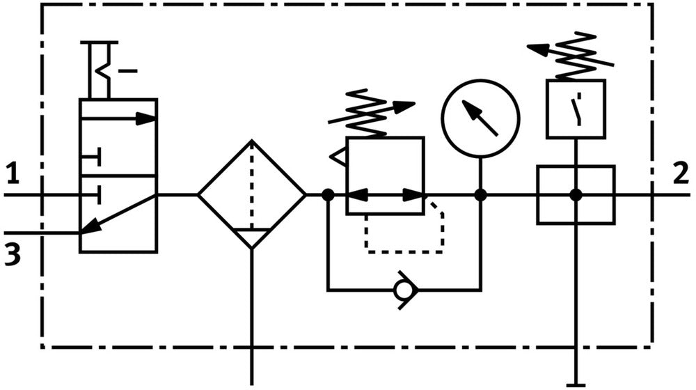 Festo Unité De Conditionnement G1/4'' 0.5-12bar 1300l/min 40µm - 542294