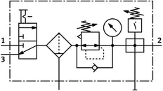 Festo Unité De Conditionnement G1/4'' 0.5-12bar 1300l/min 40µm - 542294