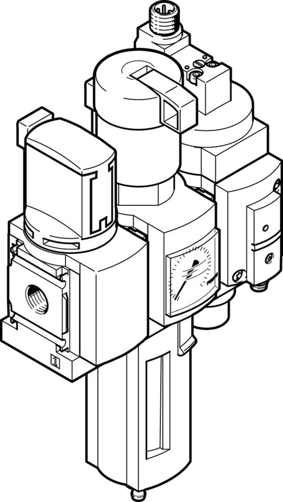 Festo Unité De Conditionnement G1/2'' 4-7bar 4400l/min 40µm - 8042670