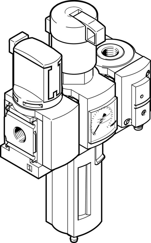 Festo Unité De Conditionnement G1/2'' 0.5-7bar 5300l/min 40µm - 8042671
