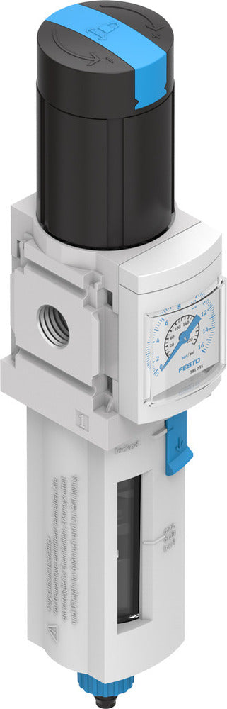 Festo Compressed Air Filter Regulator G1/4'' 0.3-7bar 1700l/min 40µm - 529150