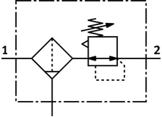 Festo Filtre Régulateur Pour Air Comprimé G3/8'' 0.5-12bar 1600l/min 40µm Mini - 162688
