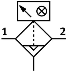 Festo Filtre Fin G1/2'' 2-12bar 2400l/min 1µm Maxi - 532834
