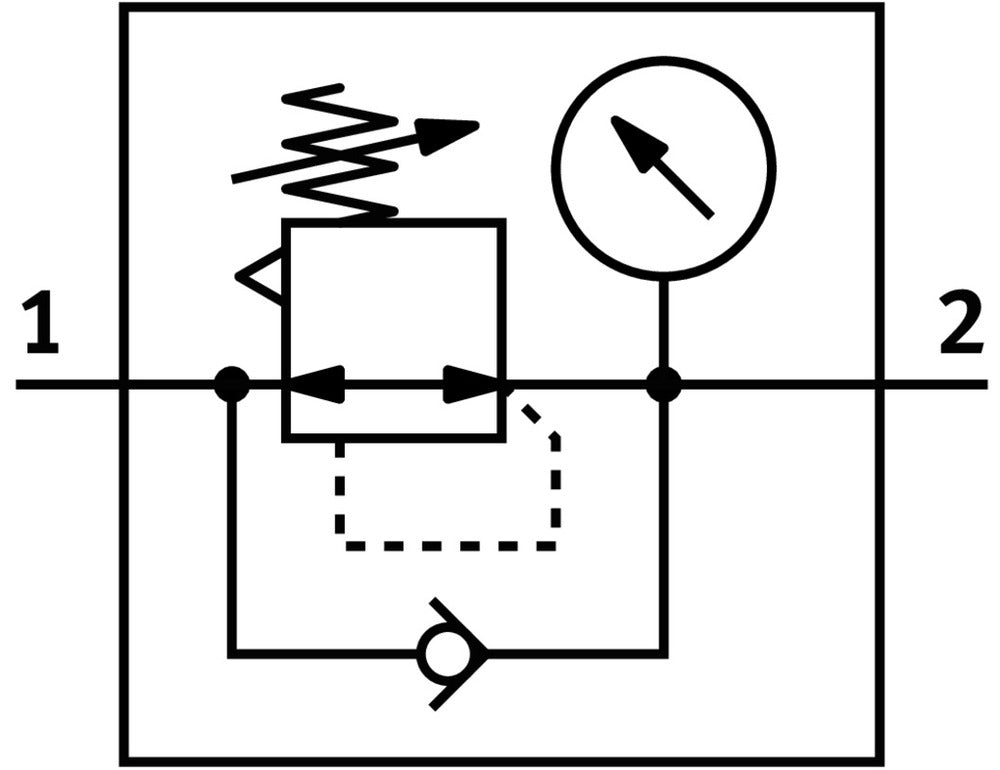 Festo Régulateur De Pression G1/8'' 0.5-7bar 1000l/min Mini - 192299
