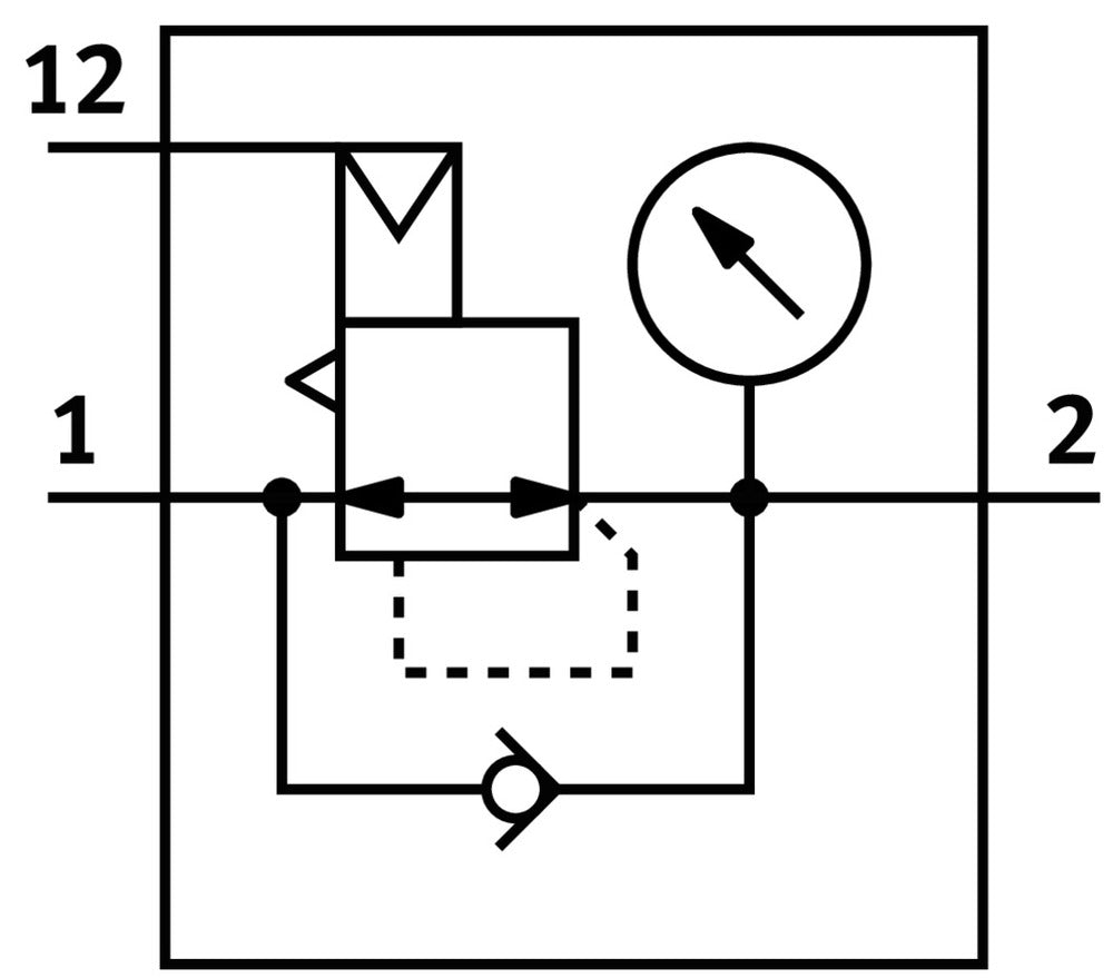 Festo Régulateur De Pression Embase 0.5-16bar 13000 - 22000l/min - 541680
