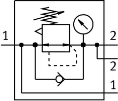 Festo Pressure Regulator G1/2'' 0.3-7bar 880l/min - 530330