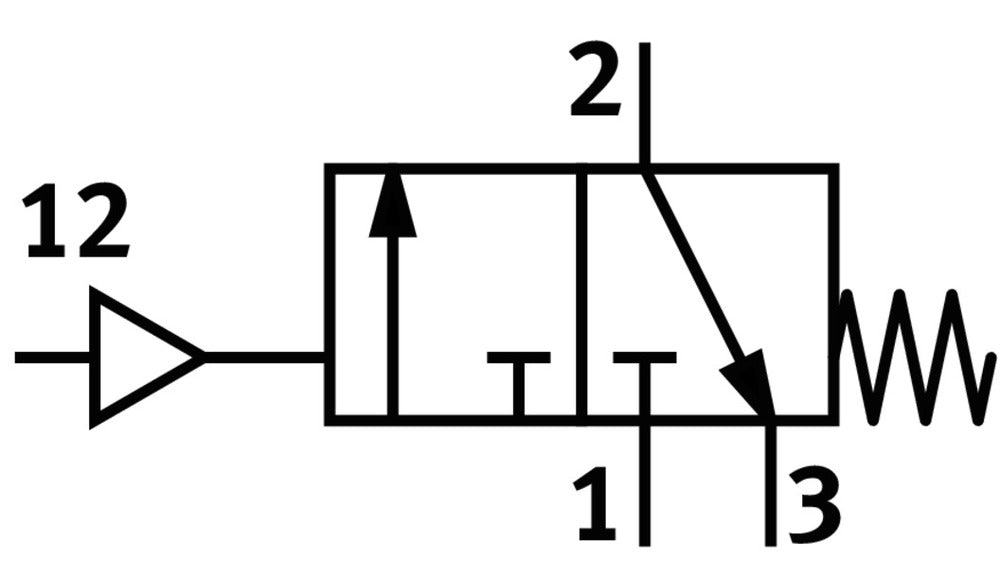 Festo 3/2 NC Monostable Vanne Pneumatique G3/8 1600l/min - 8096574