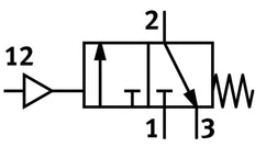 Festo 3/2 NC Monostable Vanne Pneumatique G3/8 1600l/min - 8096574