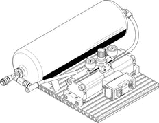Festo Surpresseur QS-12 Entrée 2-8/Sortie 4-16bar - 552935