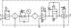 Festo Unité De Conditionnement G1/2'' 2.5-12bar 3400l/min 40µm Maxi - 186061