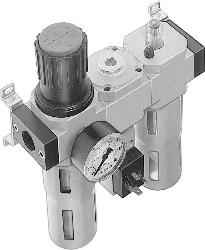 Festo Air Preparation Unit G1/2'' 0.5-12bar 2500l/min 40µm Midi - 185811