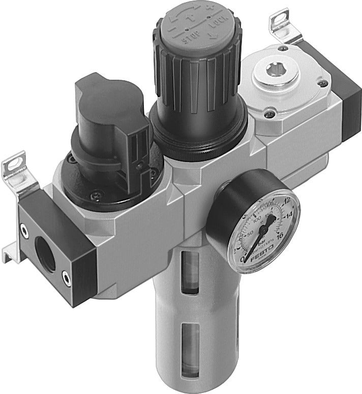 Festo Air Preparation Unit G1/2'' 0.5-12bar 8000l/min 40µm Maxi - 186041