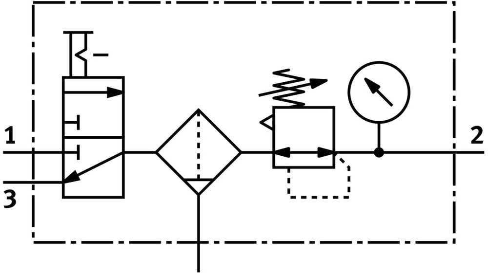 Festo Unité De Conditionnement G1/4'' 0.5-12bar 1150l/min 40µm Mini - 185733