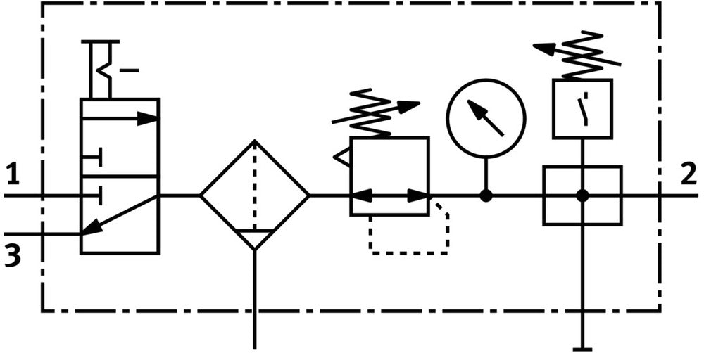 Festo Unité De Conditionnement G1/2'' 0.5-12bar 2920l/min 40µm Midi - 185775