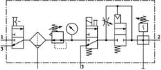 Festo Unité De Conditionnement G1/4'' 2.5-12bar 715l/min 40µm Mini - 185781